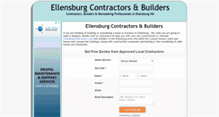 Desktop Screenshot of ellensburgcontractors.com